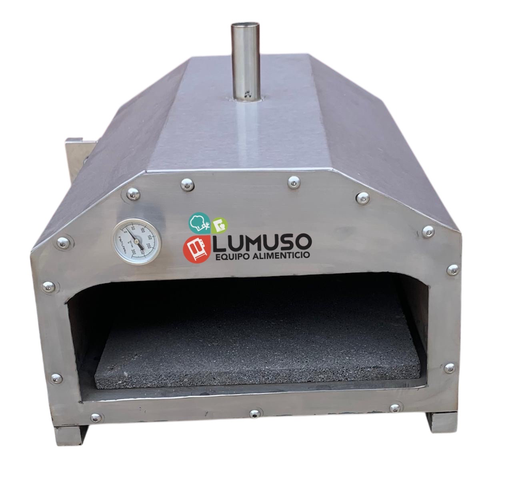 [HAV1] HORNO PIZZERO IGLOO ACERO INOX., 1 CHAROLA. PIEDRA VOLCANICA